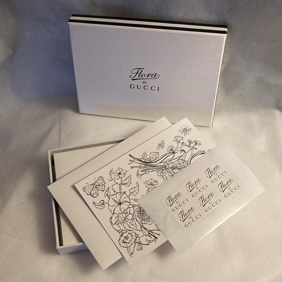 NWOT - Flora BY GUCCI Textured Boxed Stationery - Picture 8 of 15